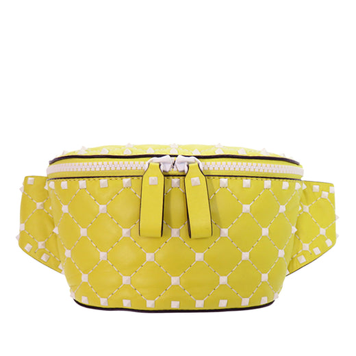 Nappa Rockstud Spike Belt Bag - Image 1