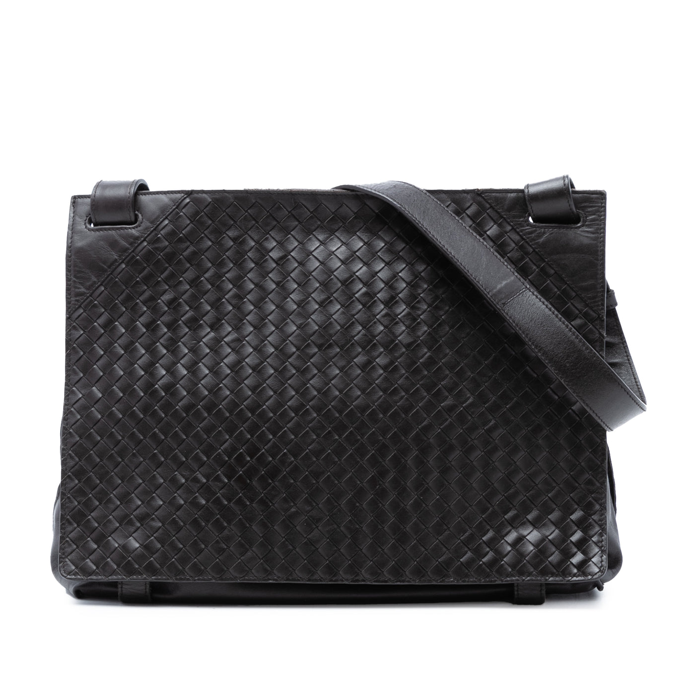 Nappa Intrecciato Messenger Bag - Image 1