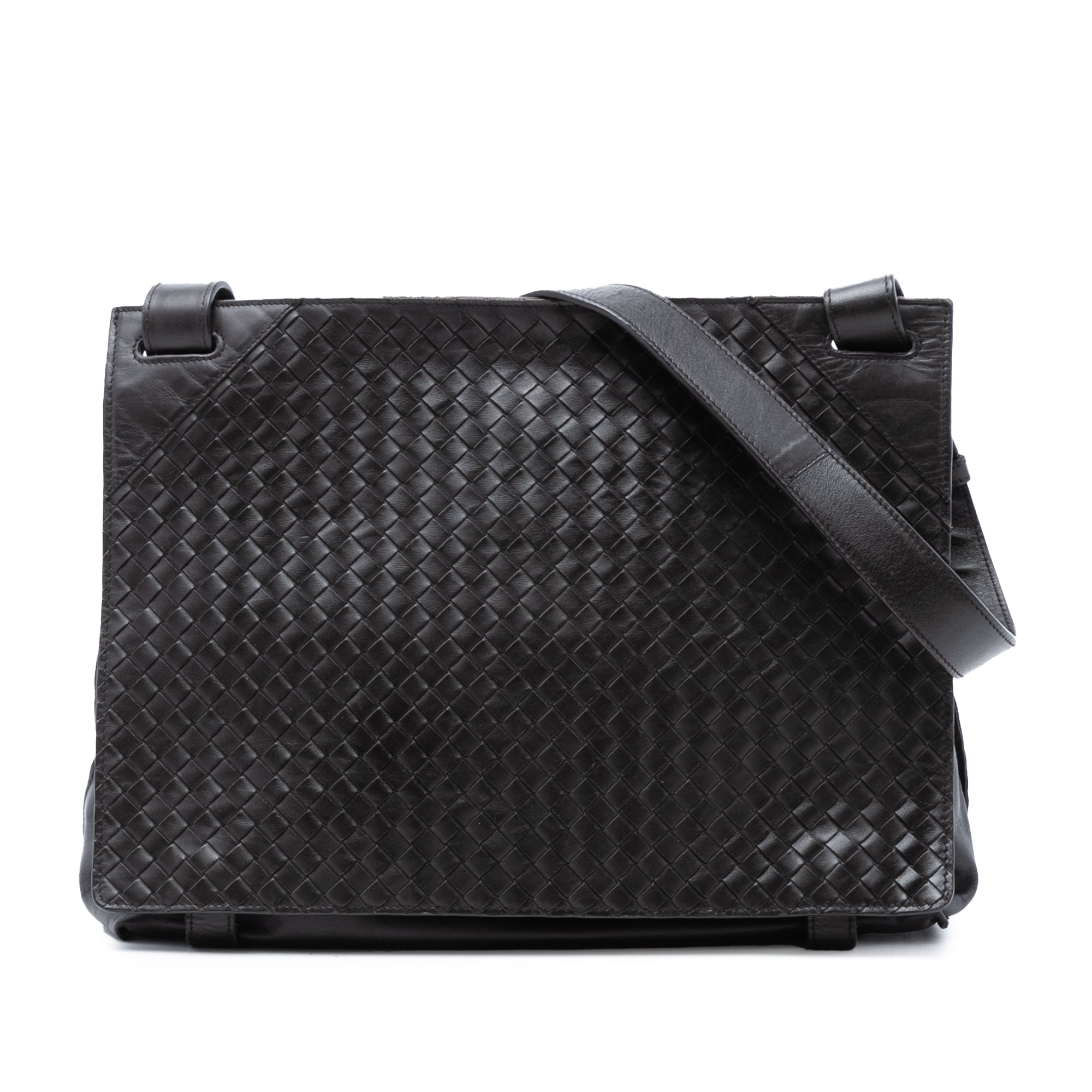 Nappa Intrecciato Messenger Bag - Image 1