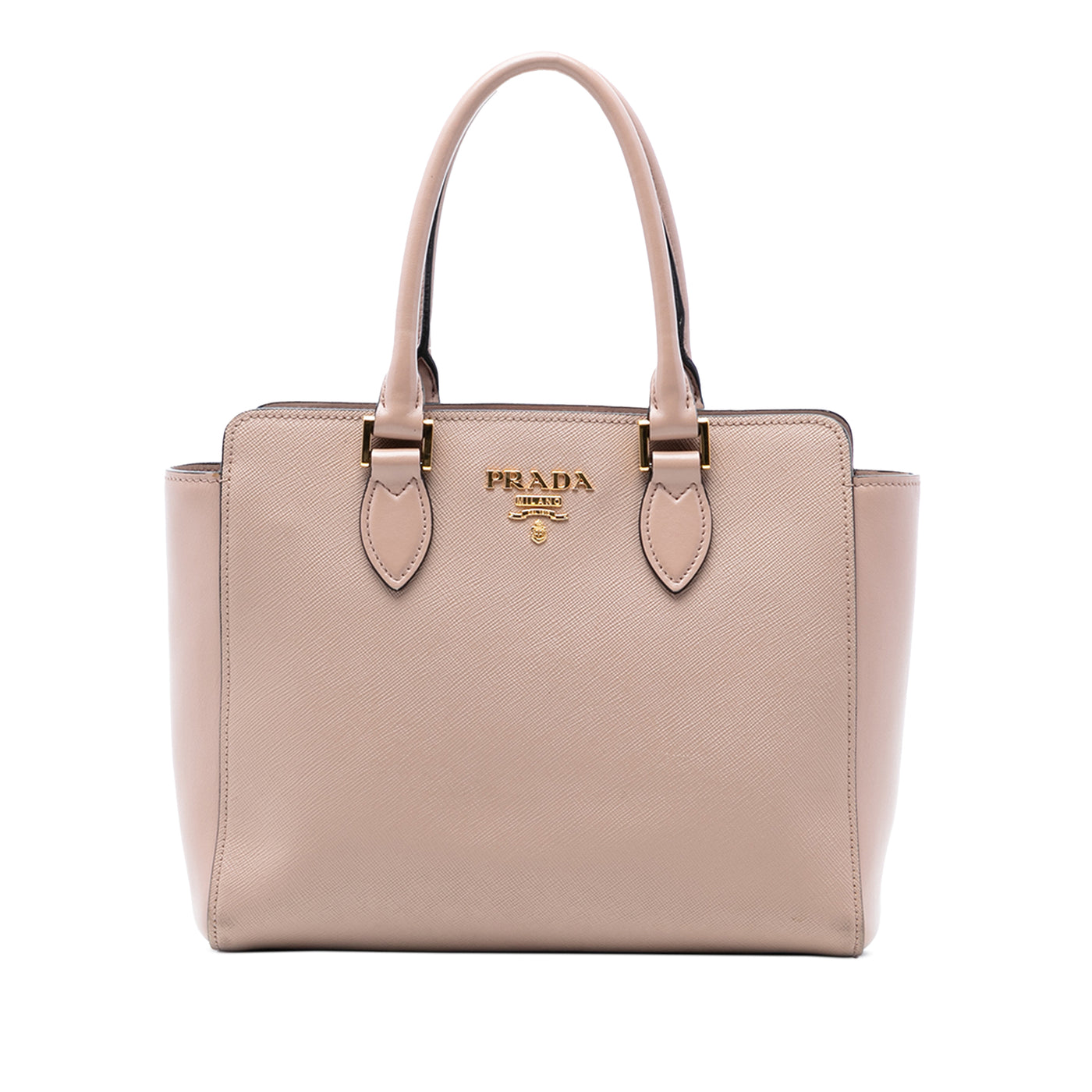Soft Calf Trimmed Saffiano Lux Open Convertible Tote - Image 1
