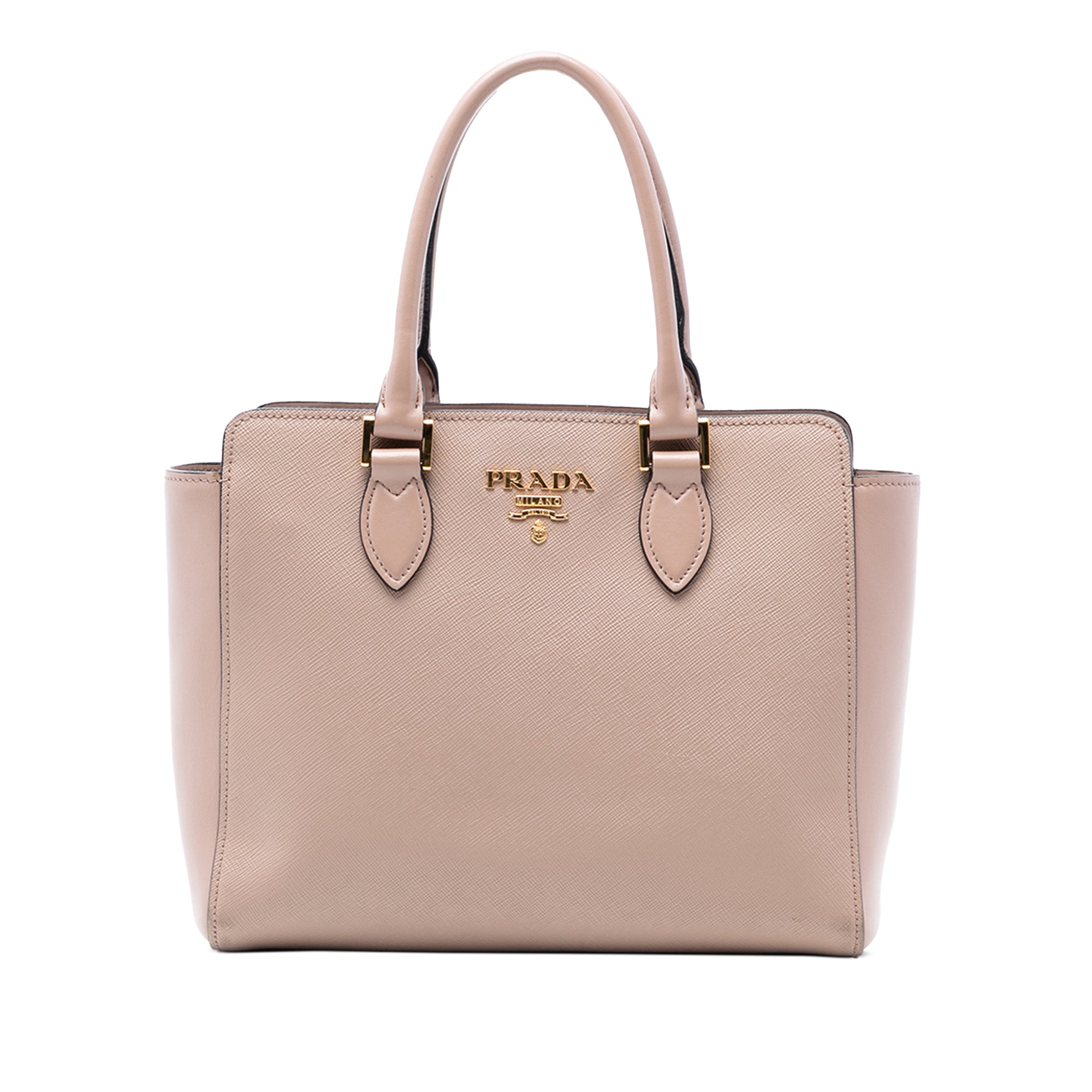 Soft Calf Trimmed Saffiano Lux Open Convertible Tote - Image 1