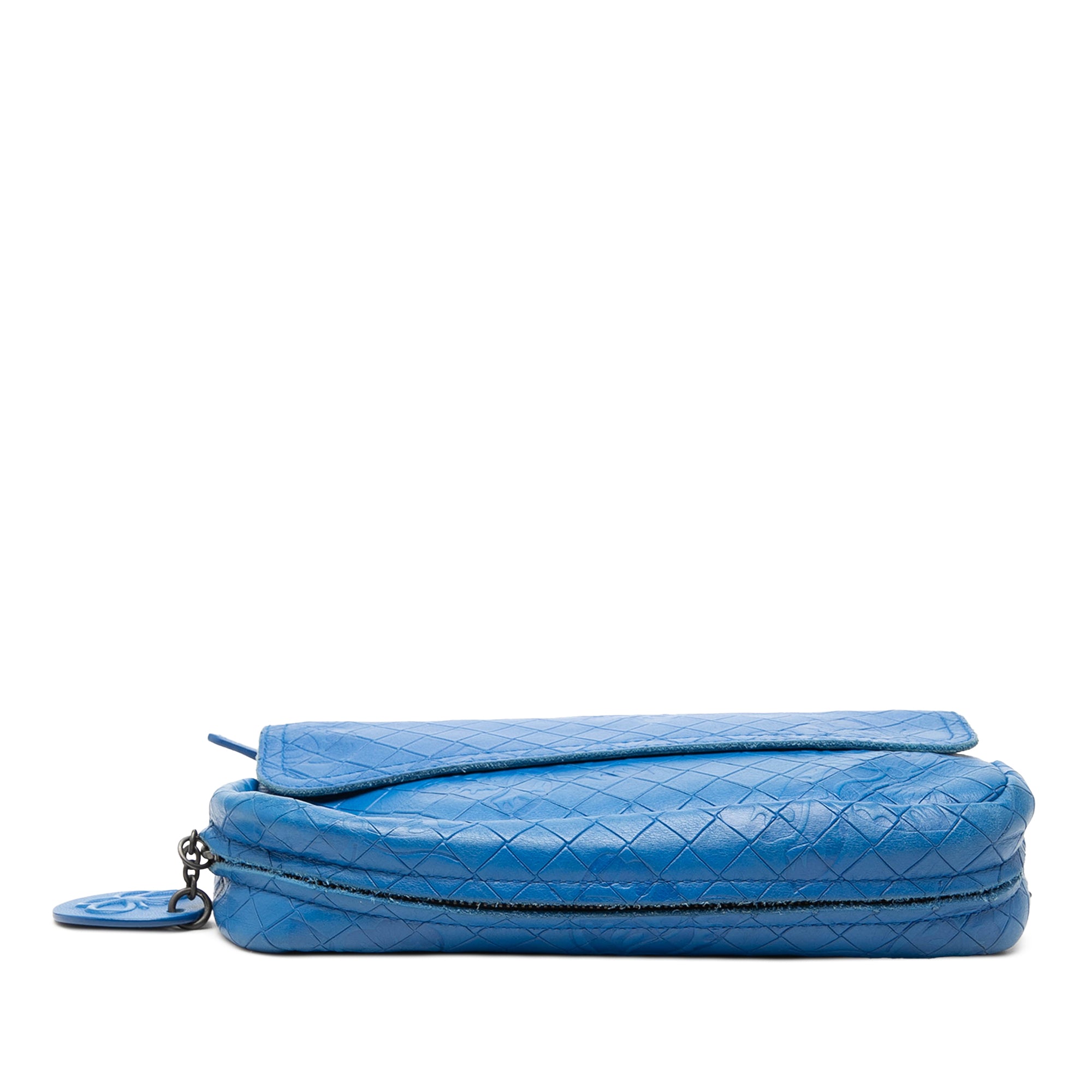 Small Calfskin Intrecciomirage Embossed Butterfly Chain Crossbody - Image 3