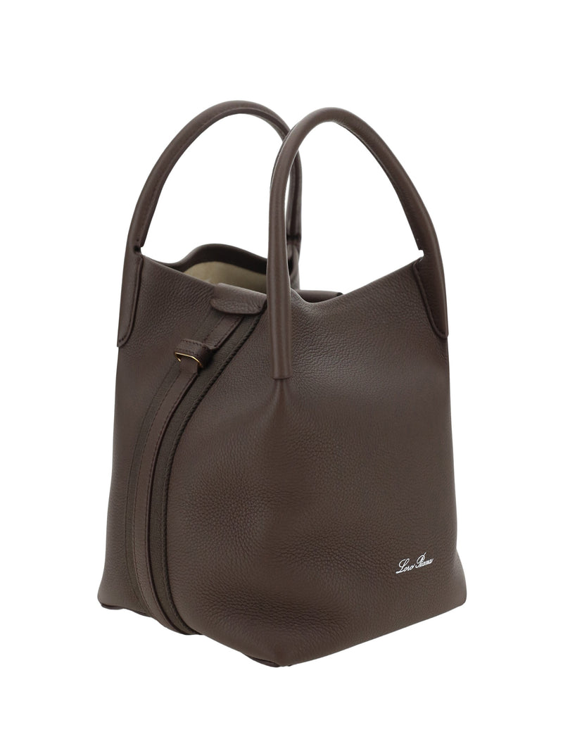Loro Piana Shoulder Bag — Brown Calf Leather (bos Taurus)