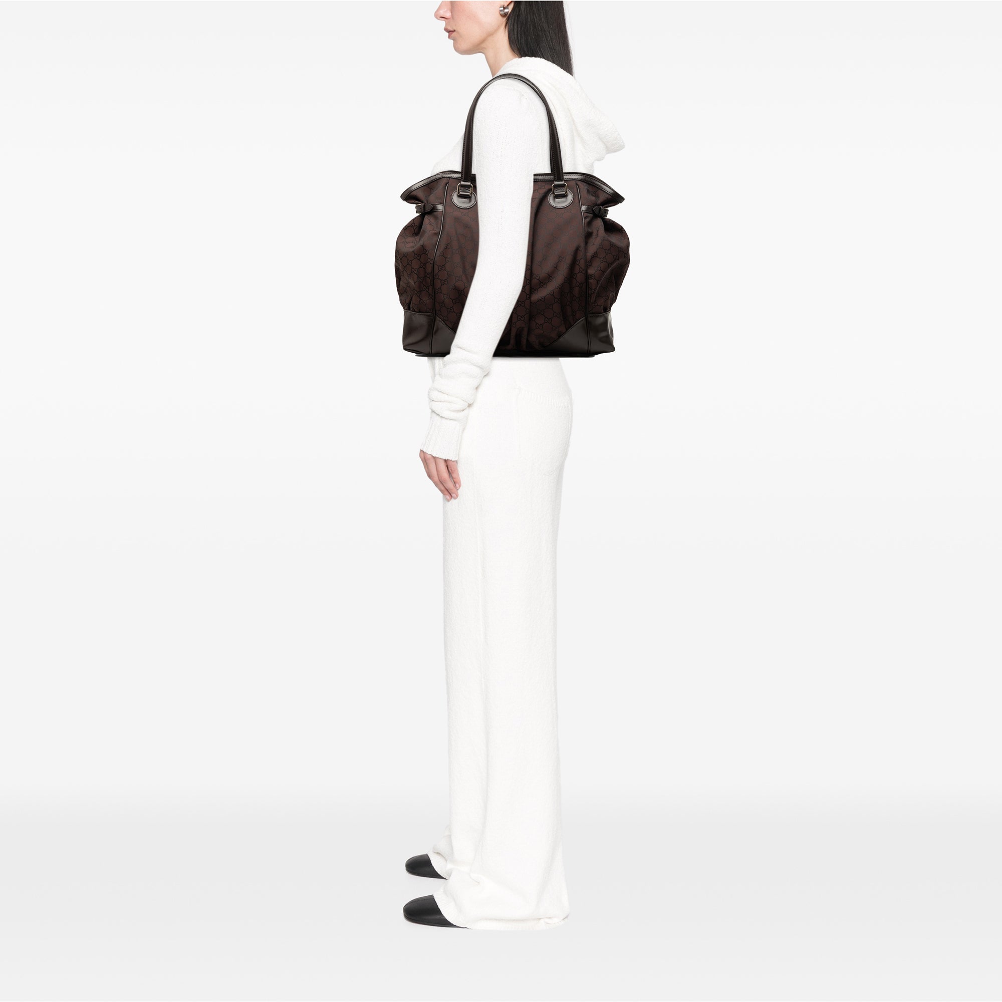 GG Nylon Full Moon Tote - Image 7
