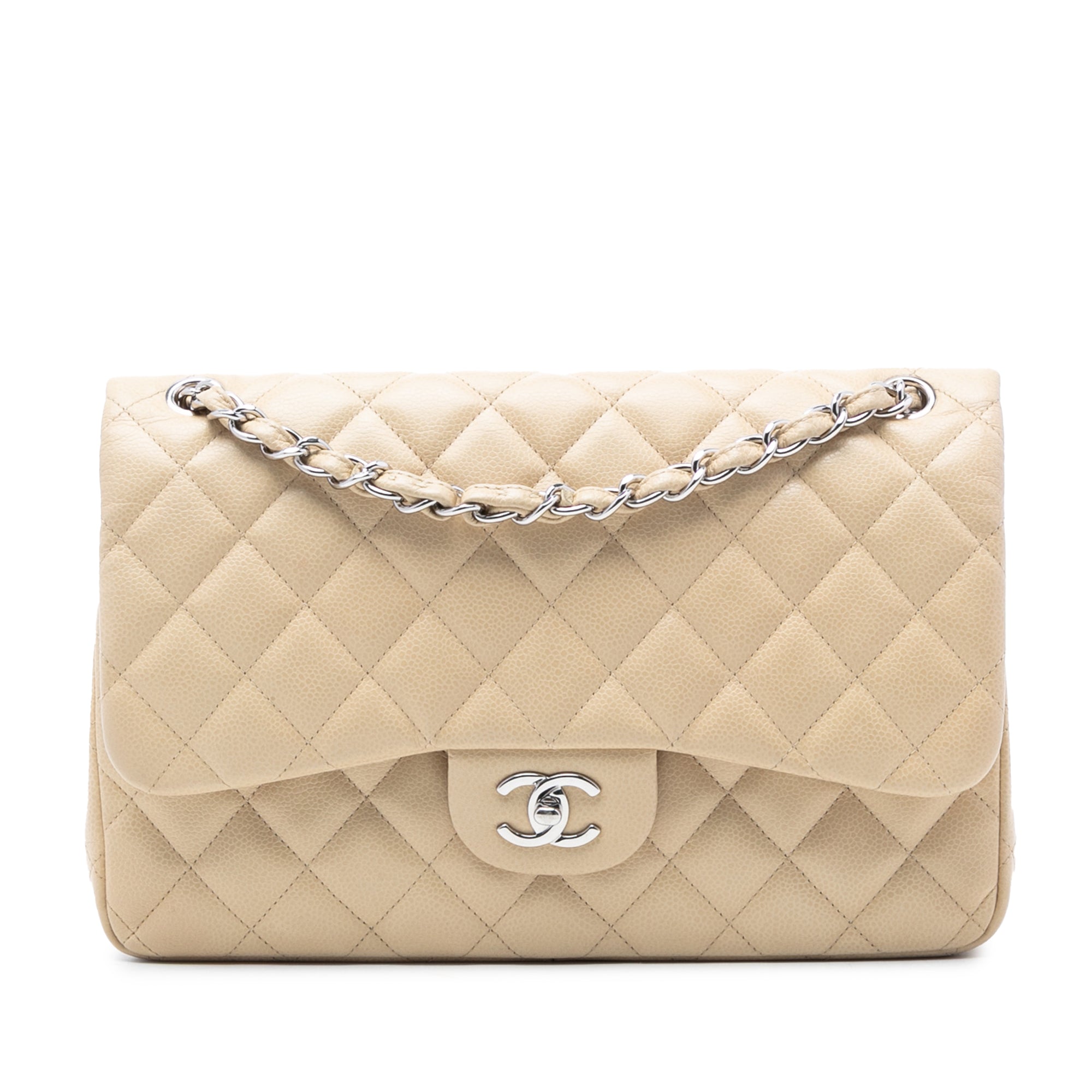 Jumbo Classic Caviar Double Flap - Image 1