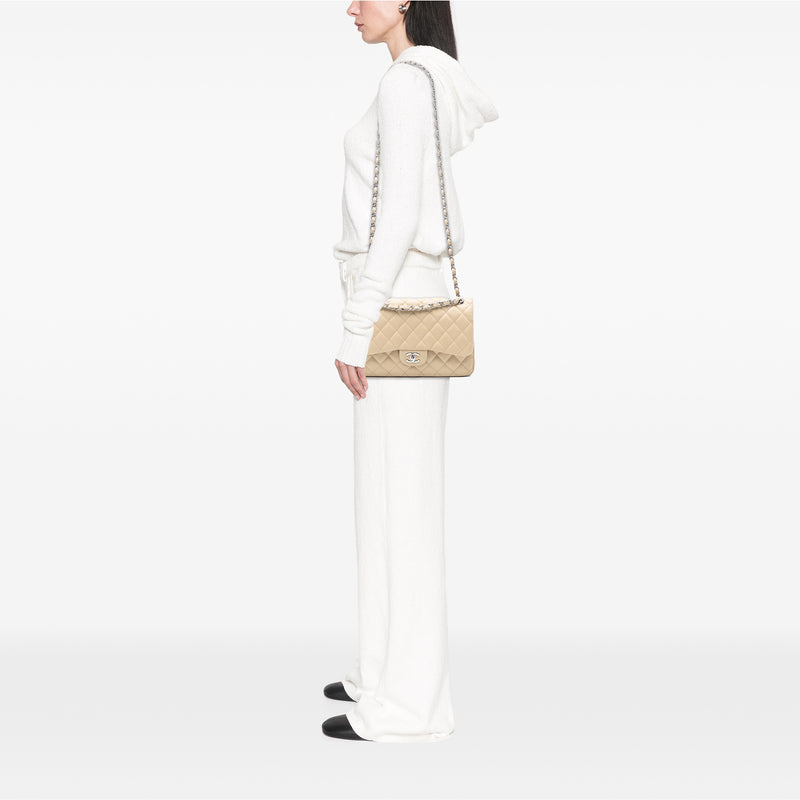 Jumbo Classic Caviar Double Flap - Image 7
