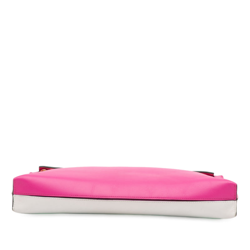 Bicolor Leather Anagram T Pouch - Image 3