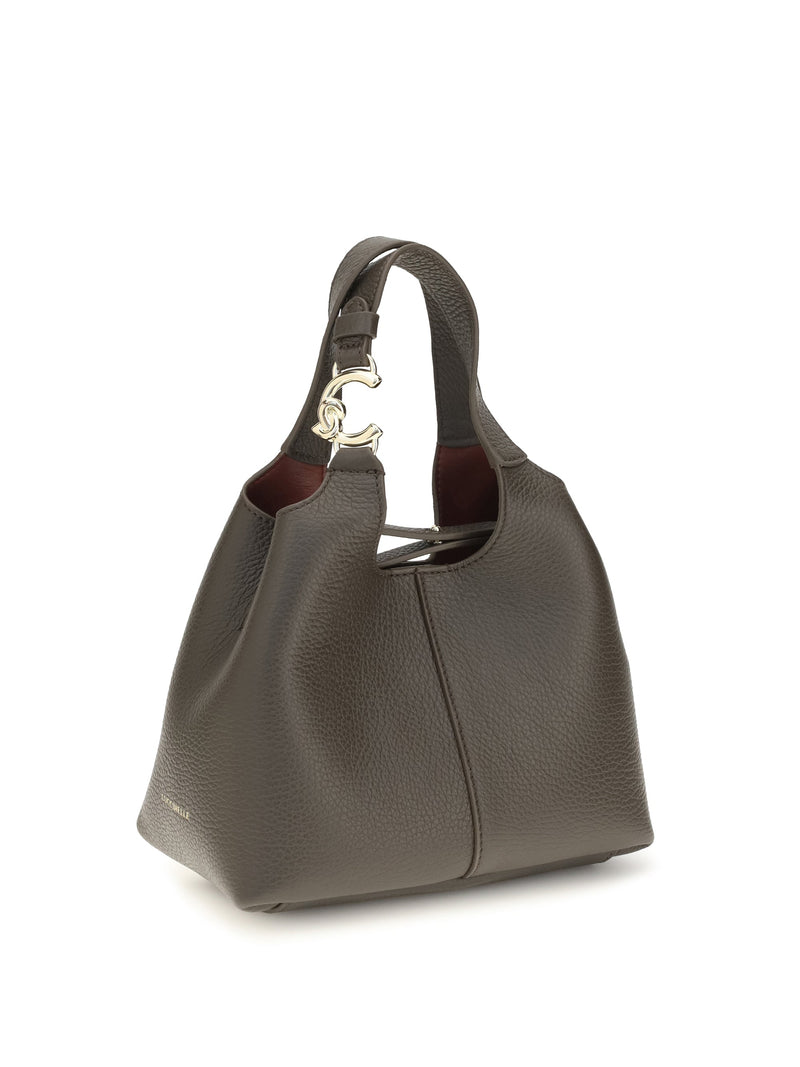 Coccinelle Shoulder Bag — Gray Calf Leather Bos Taurus
