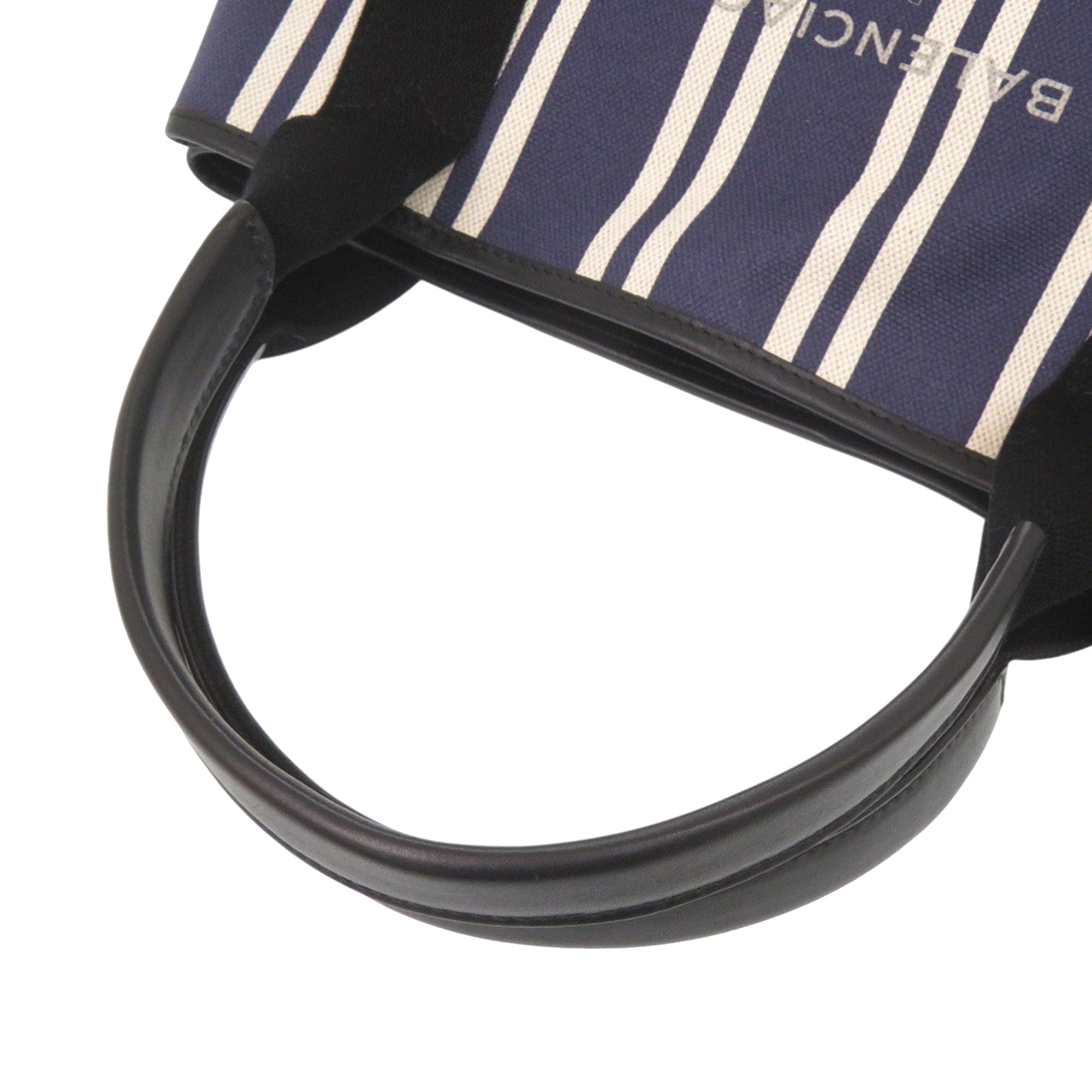Canvas Striped Navy Cabas S - Image 16
