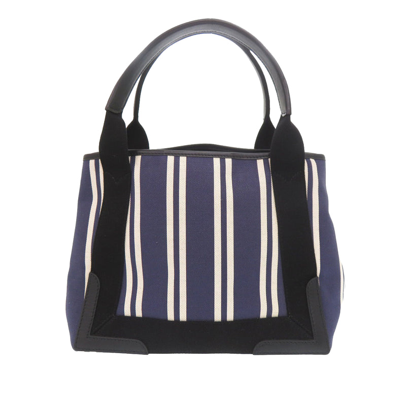 Canvas Striped Navy Cabas S - Image 2
