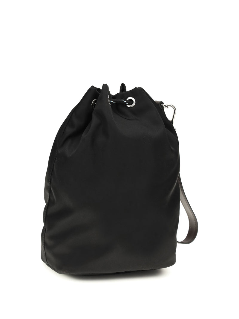 Prada Speedrock Bucket Bag — Black Recycled Polyamide