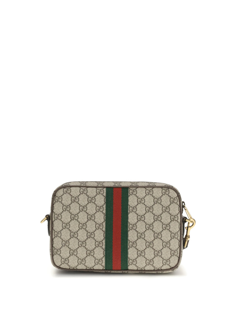 Gucci Ophidia Shoulder Bag — Beige Polyurethane; Polyamide