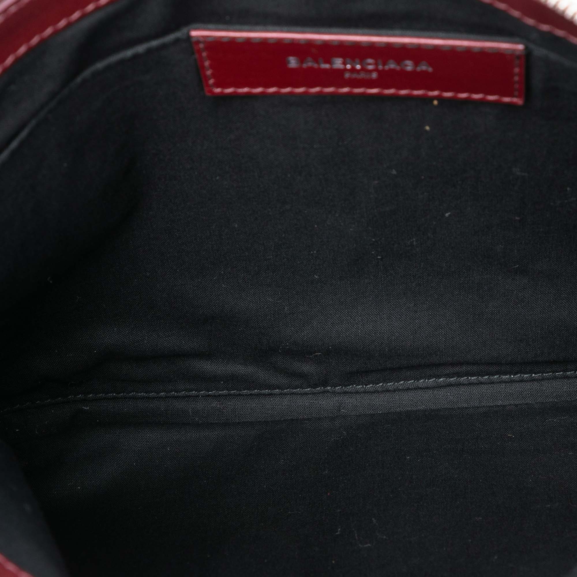 M Canvas Navy Clip Clutch - Image 4