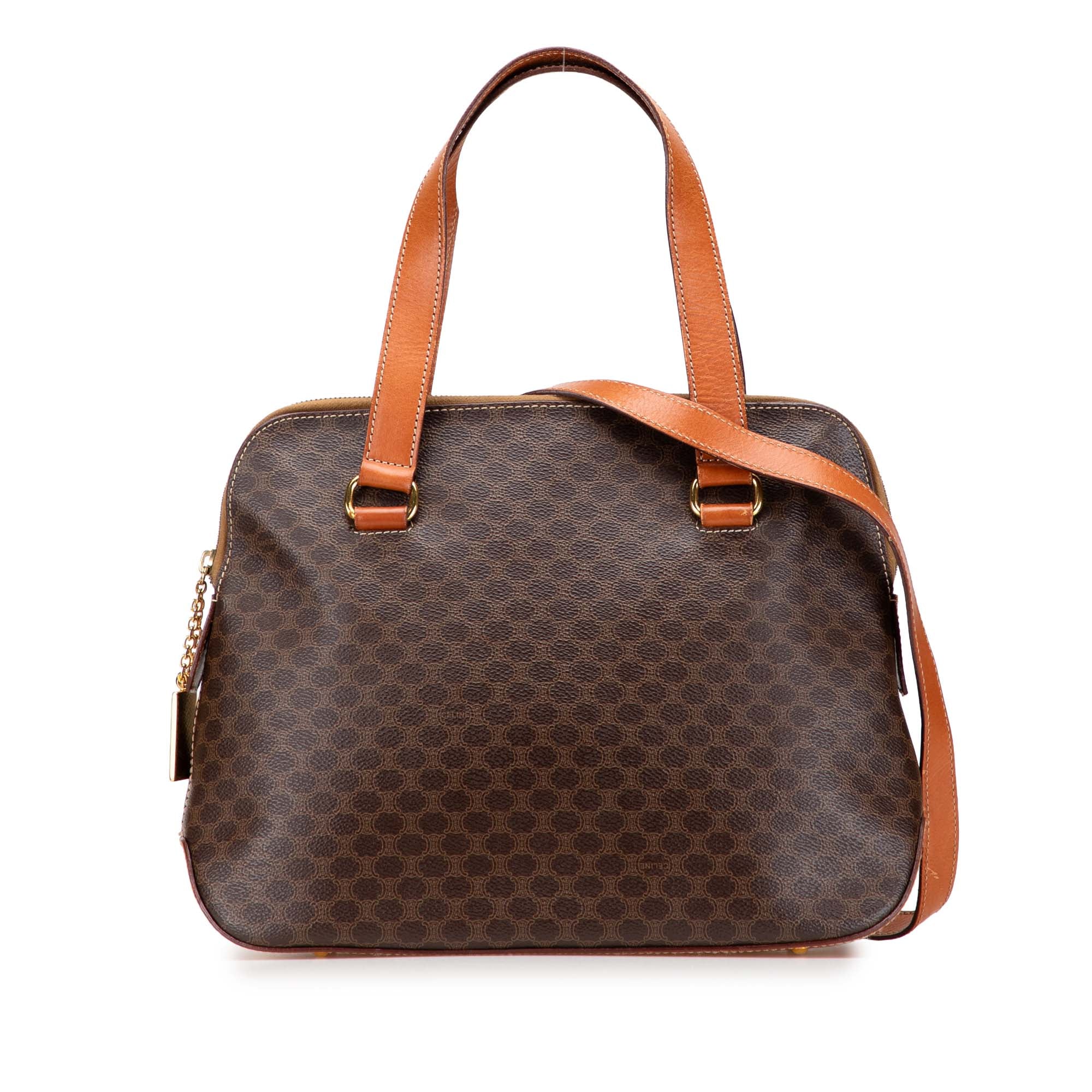 Macadam Coated Canvas Satchel - Image 1