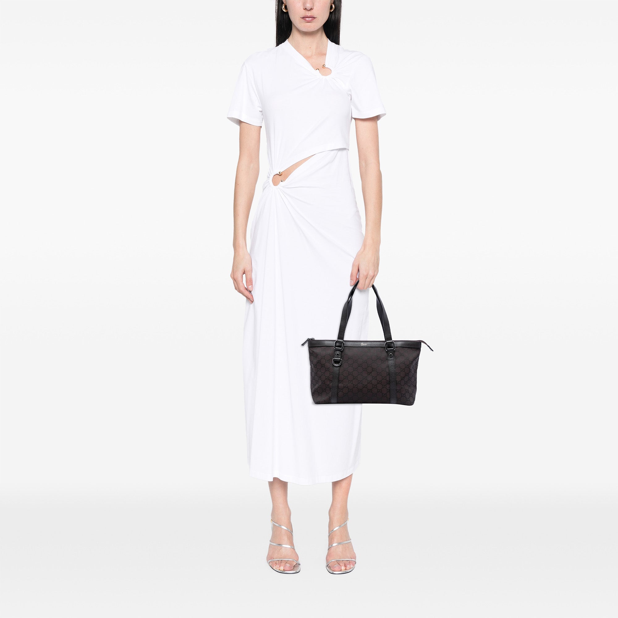 GG Canvas Abbey D Ring Tote - Image 7