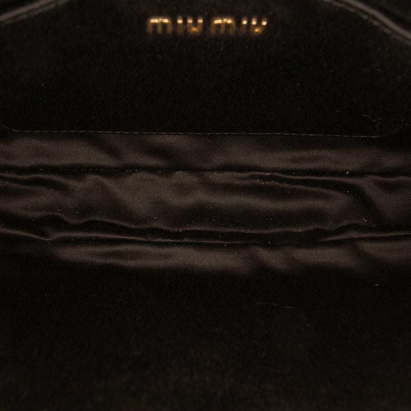 Matelasse Nappa Crystal Chain Satchel - Image 4