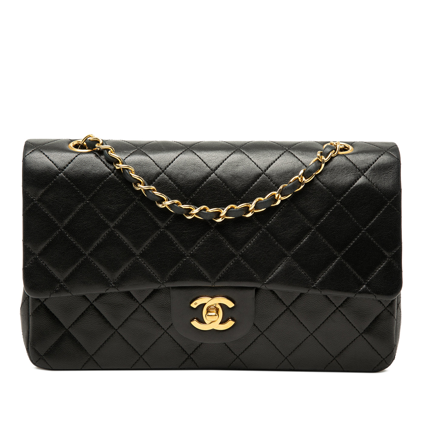 Medium Classic Lambskin Double Flap - Image 1