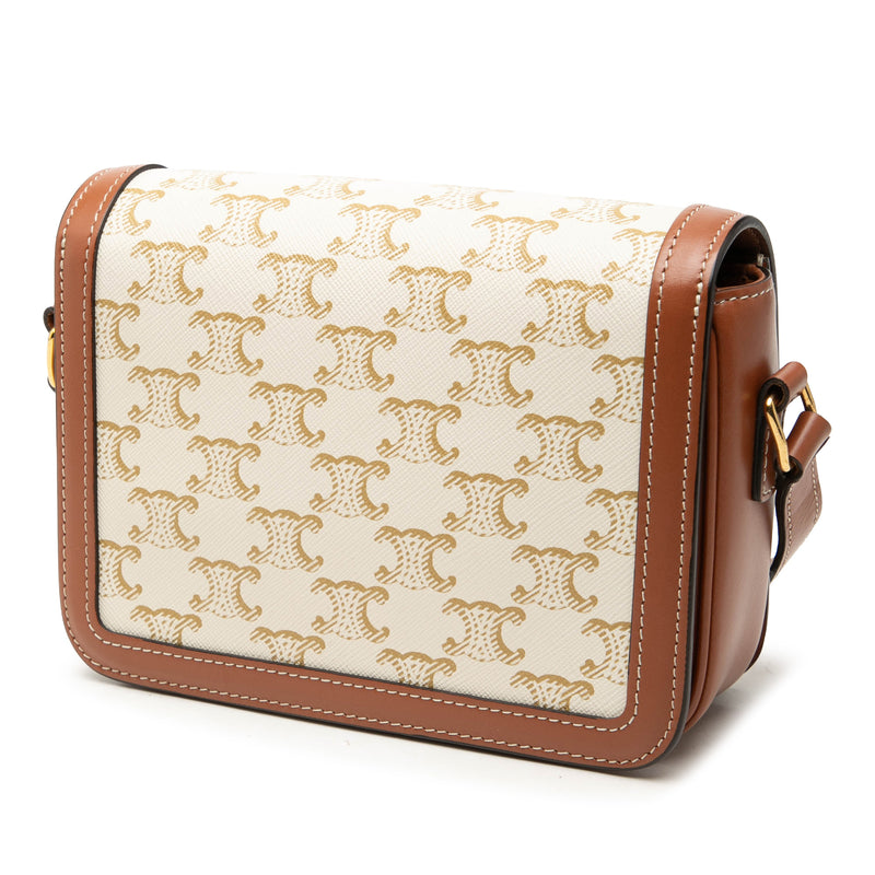 Teen Triomphe Coated Canvas and Calfskin Triomphe Crossbody - Image 2