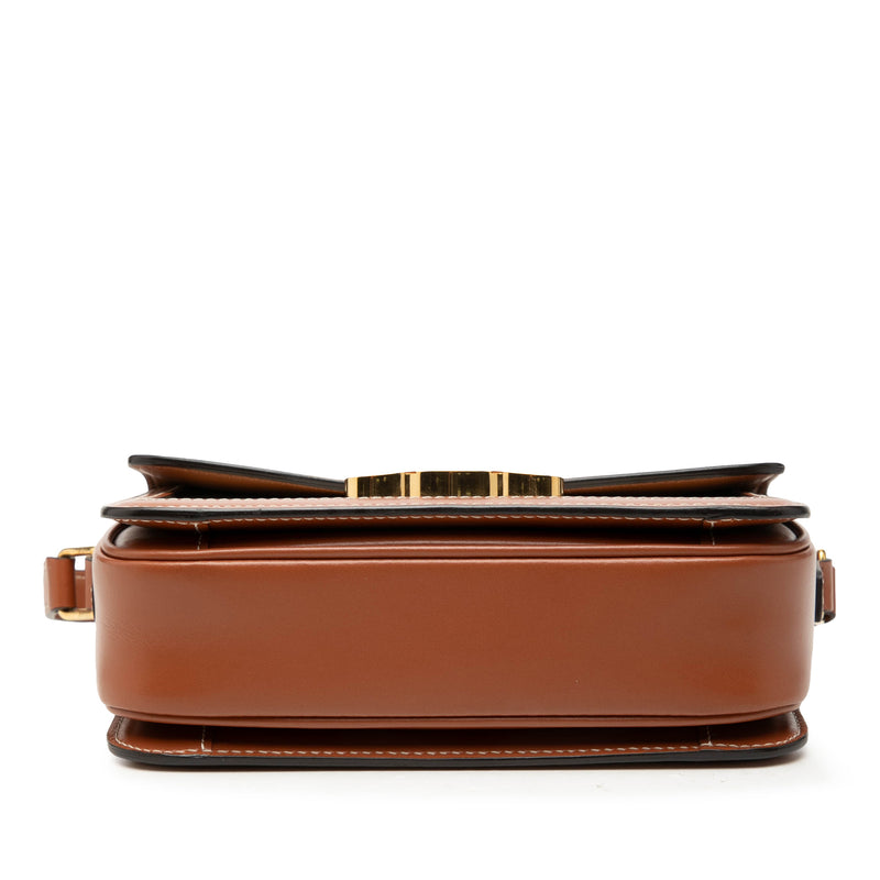 Teen Triomphe Coated Canvas and Calfskin Triomphe Crossbody - Image 3