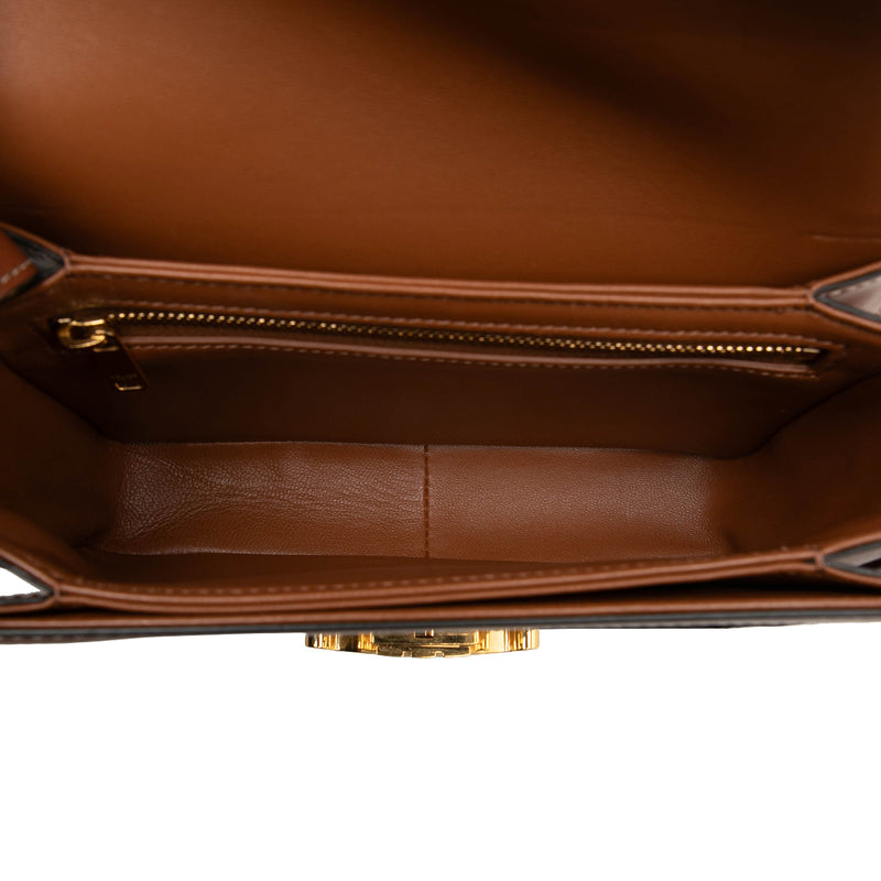 Teen Triomphe Coated Canvas and Calfskin Triomphe Crossbody - Image 4