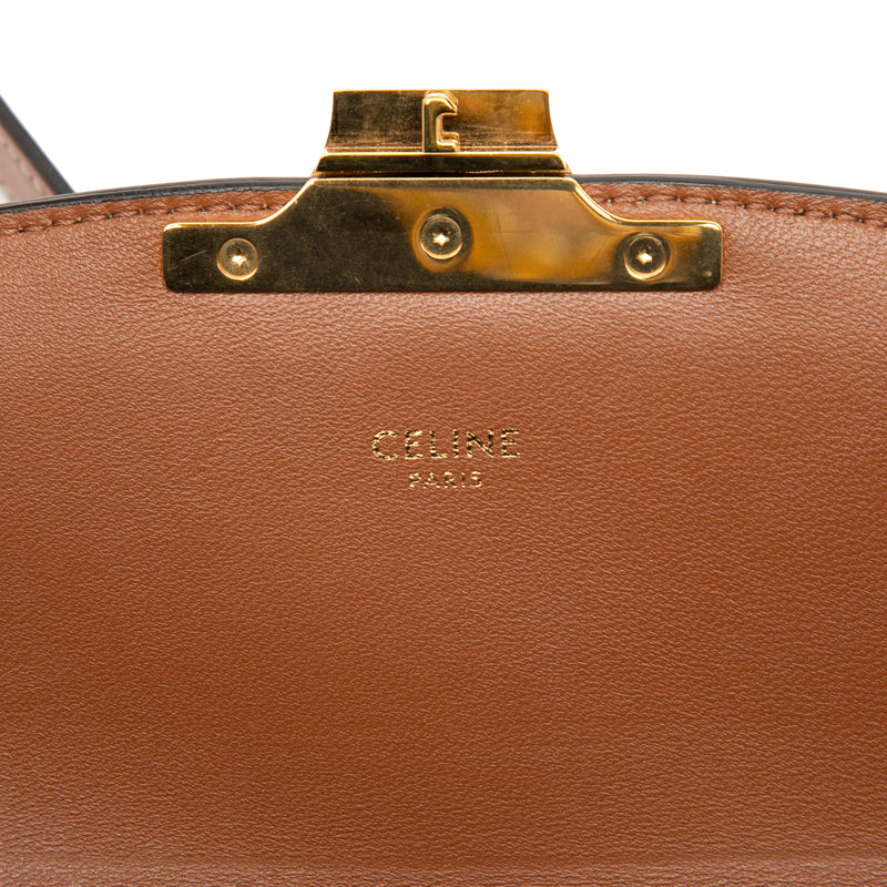 Teen Triomphe Coated Canvas and Calfskin Triomphe Crossbody - Image 5
