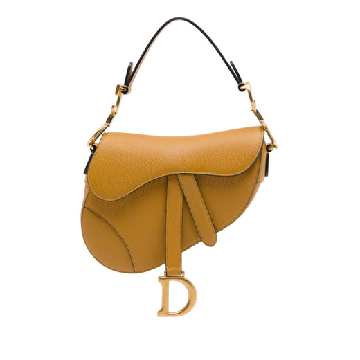 Mini Grained Calfskin Saddle Bag - Image 1