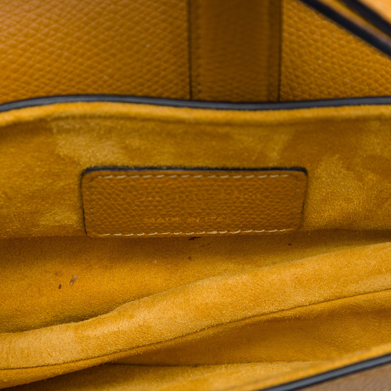 Mini Grained Calfskin Saddle Bag - Image 4