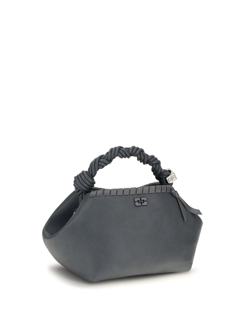 Ganni Bou Shoulder Bag — Gray Polyurethane; Polyester