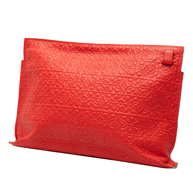 Embossed Calfskin Anagram Repeat T Pouch - Image 2