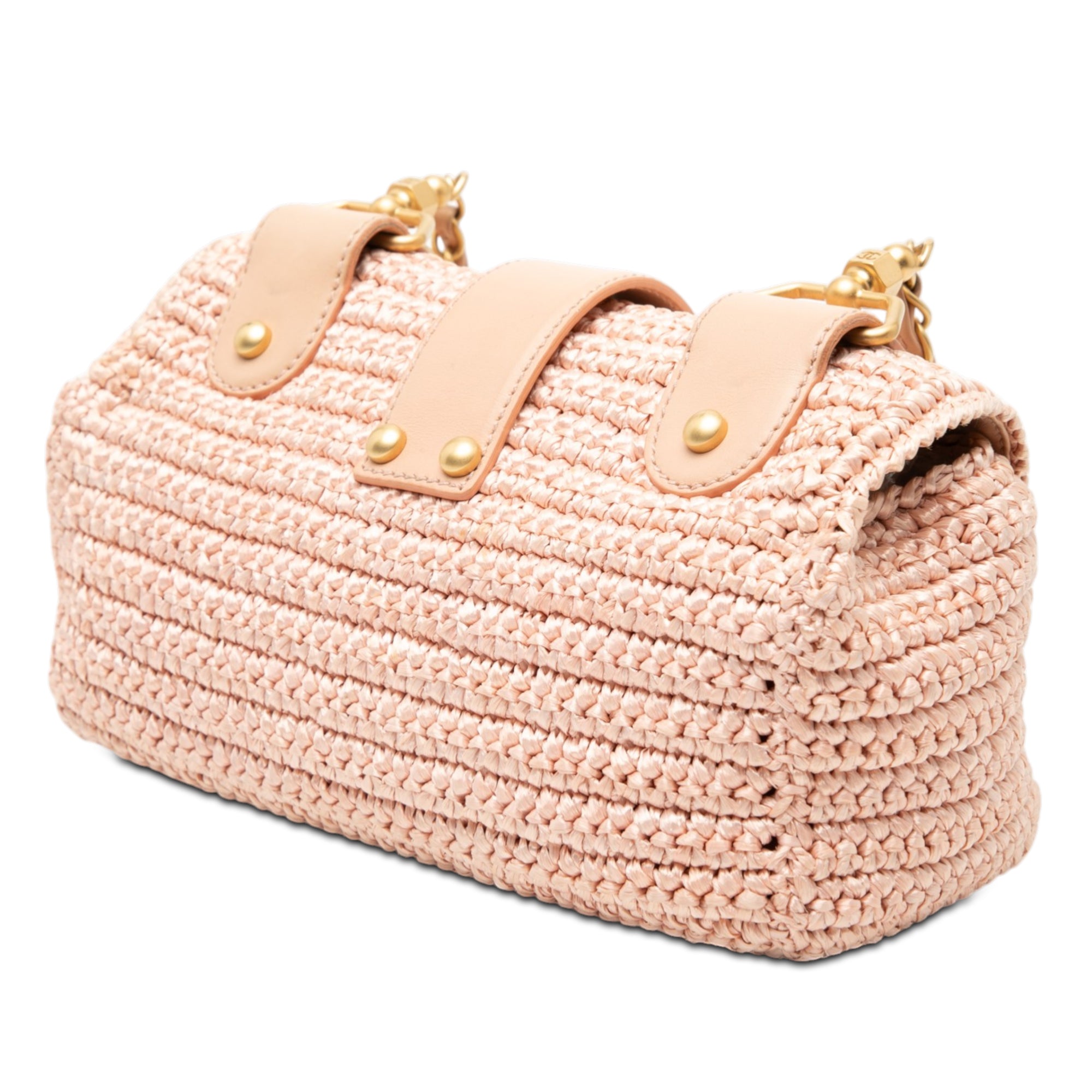 CC Woven Raffia Flap - Image 2