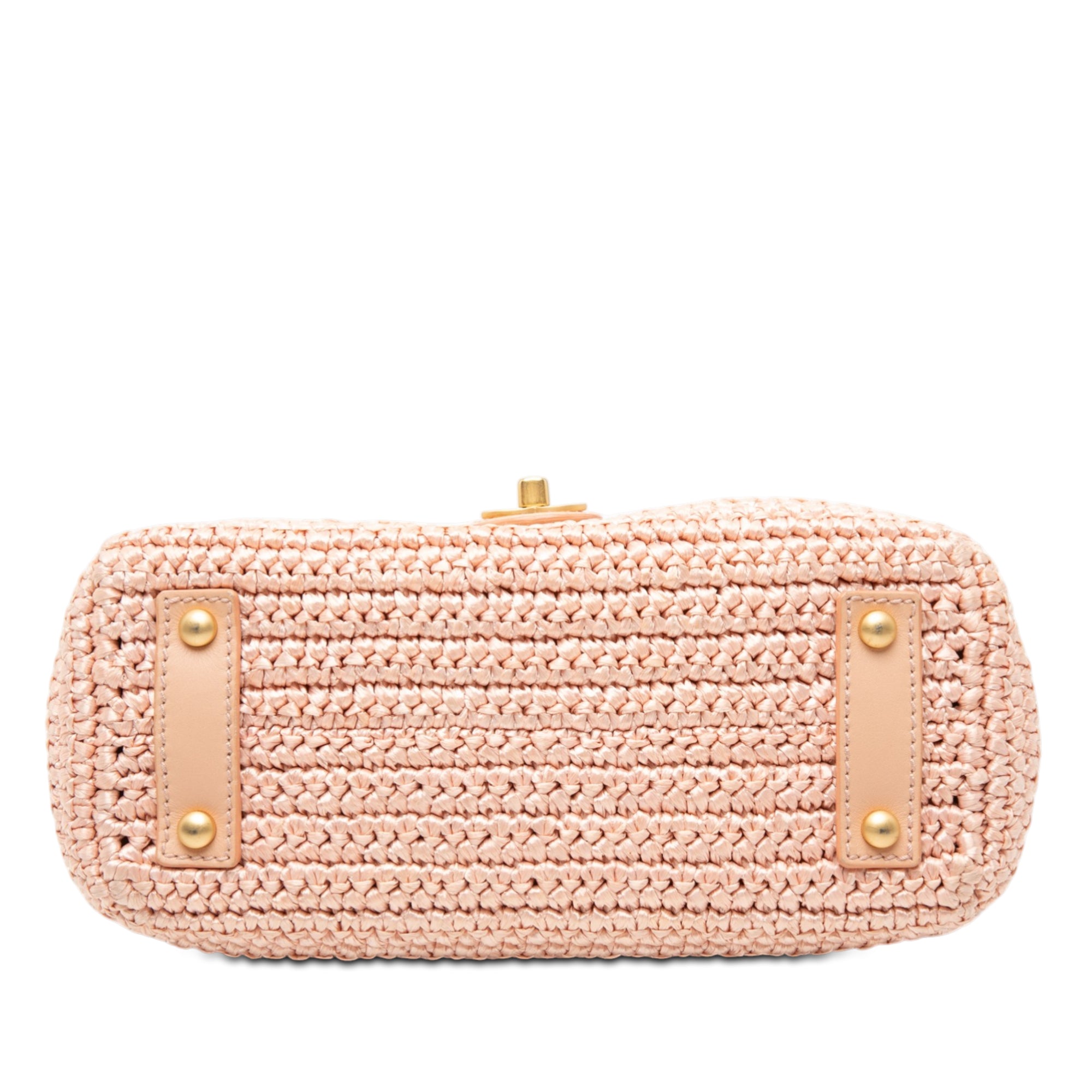 CC Woven Raffia Flap - Image 3