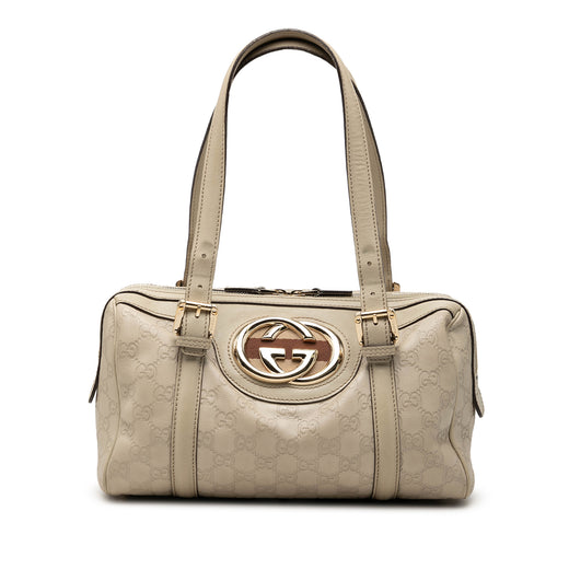 Guccissima Web Britt Boston Bag - Image 1