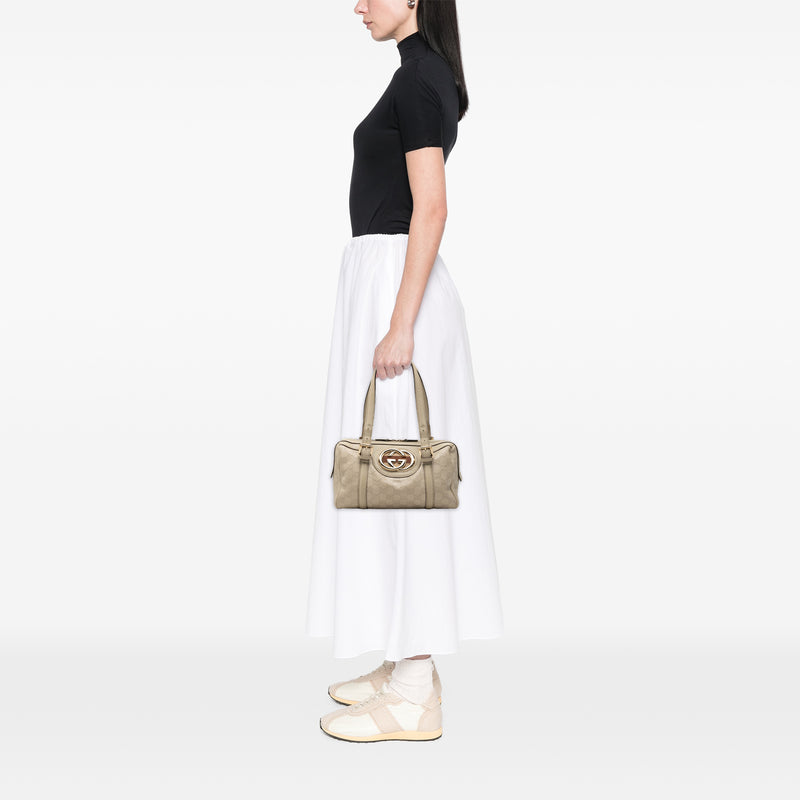 Guccissima Web Britt Boston Bag - Image 6
