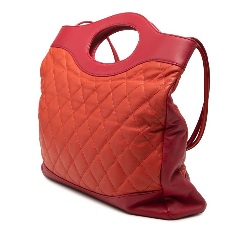Large Quilted Lambskin 31 Shopping Bag - Image 2