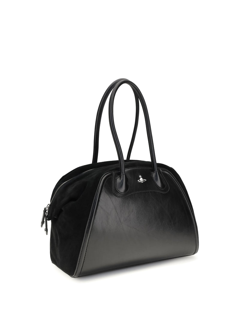 Vivienne Westwood Shoulder Bag — Black Calf Leather