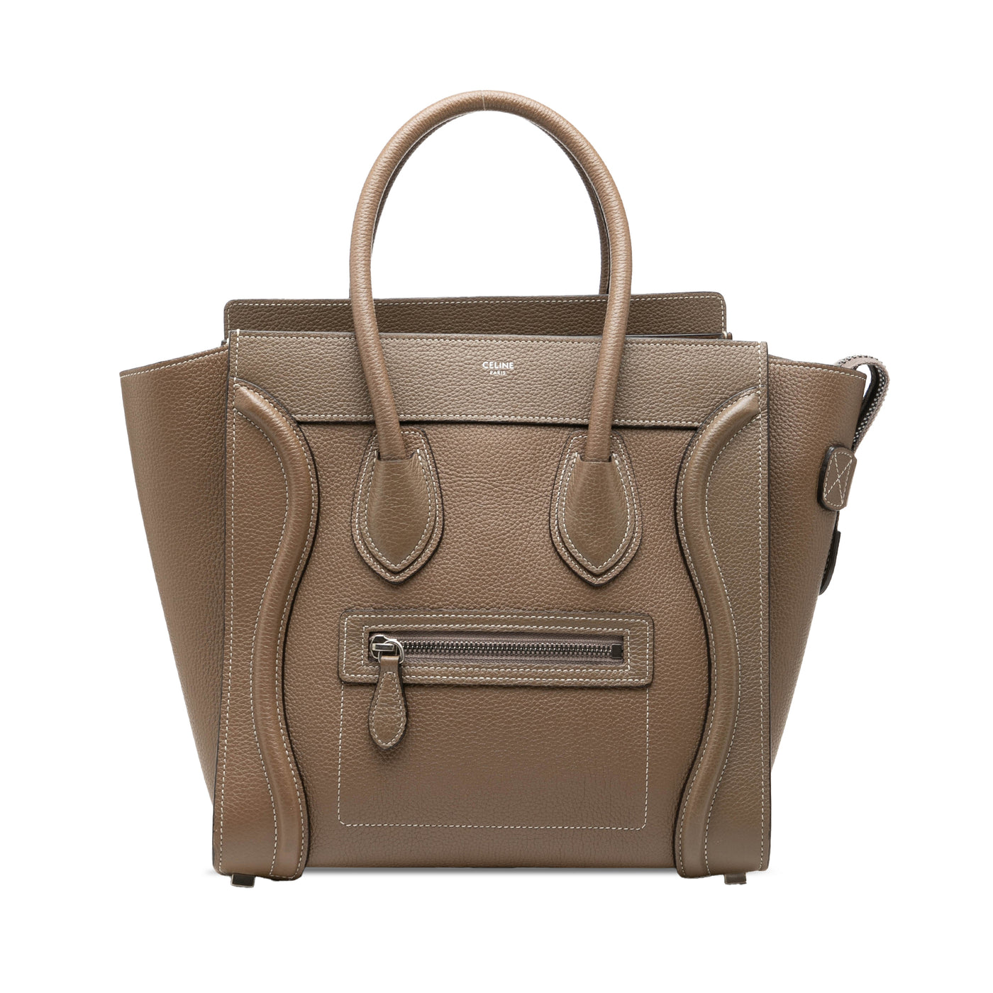 Micro Leather Luggage Tote - Image 1