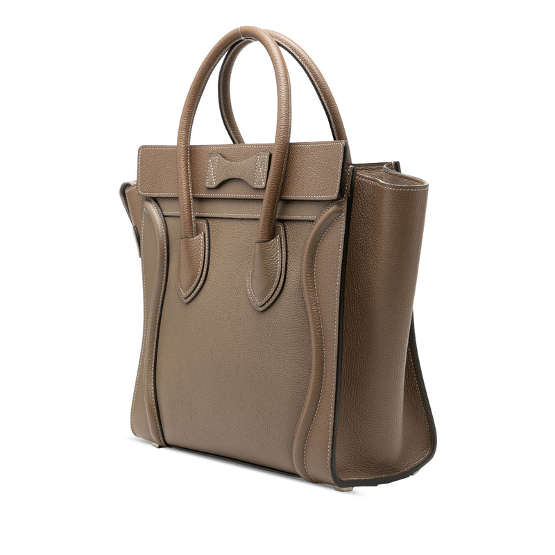 Micro Leather Luggage Tote - Image 2
