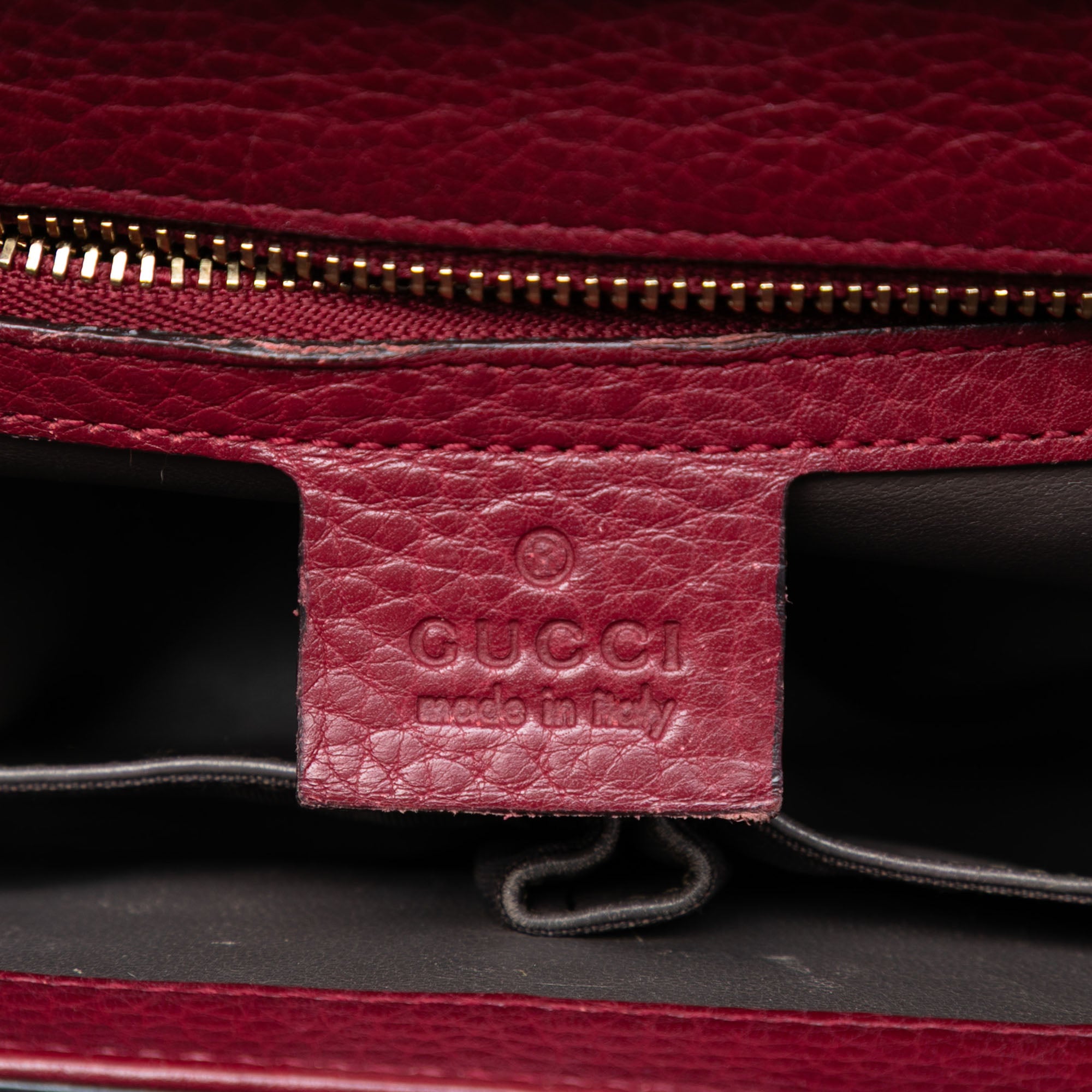 Medium Leather Miss Bamboo Crossbody - Image 5
