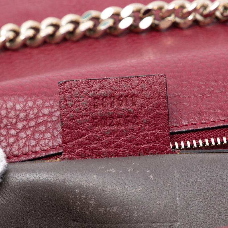 Medium Leather Miss Bamboo Crossbody - Image 6