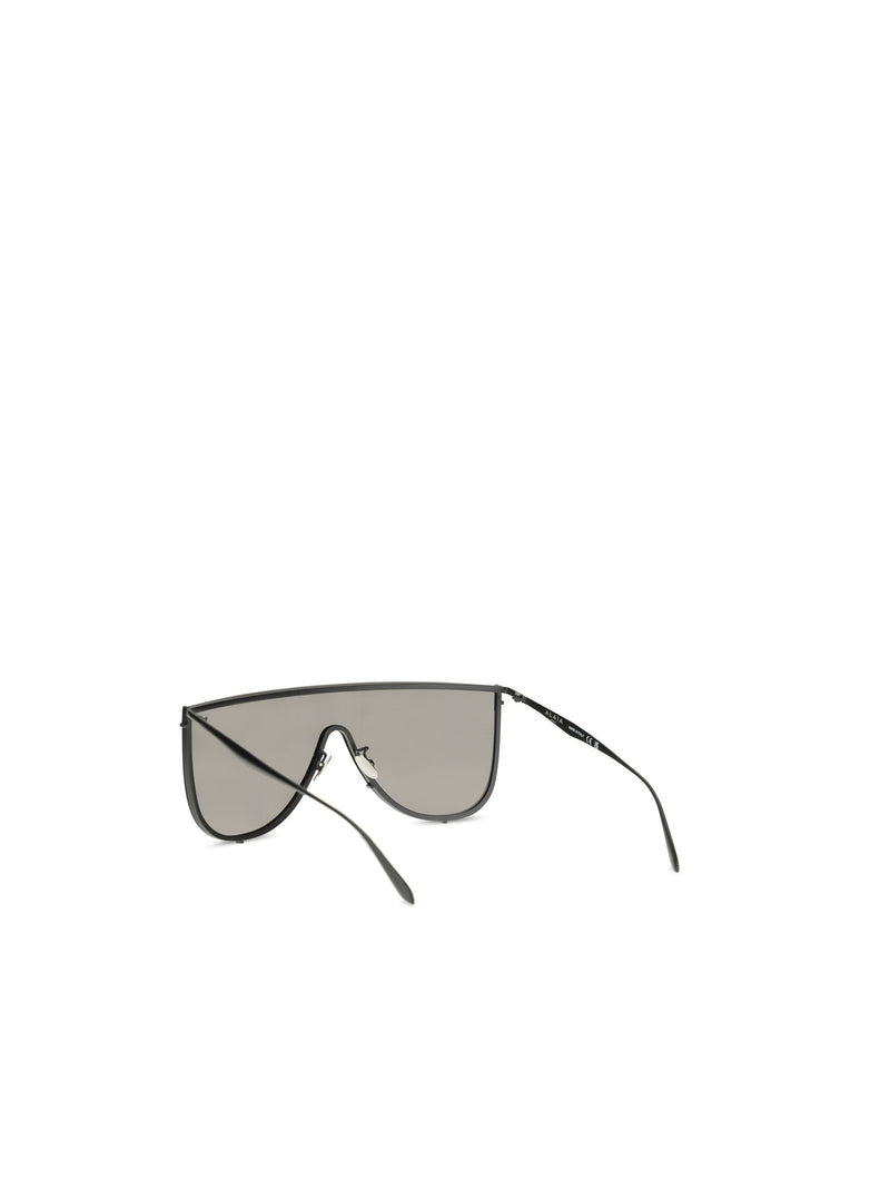 Alaïa Aa4l0088s008 Metal Mask Sunglasses — Black