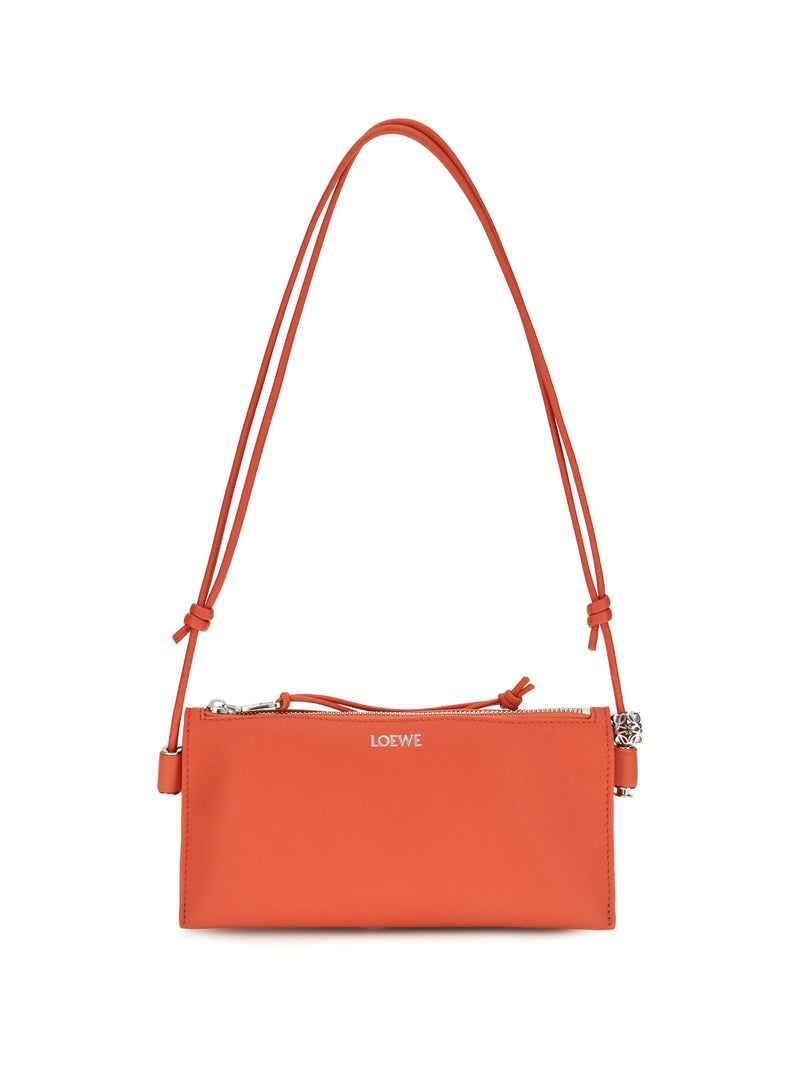 Loewe Joya Crossbody Bag — Orange Calf Leather