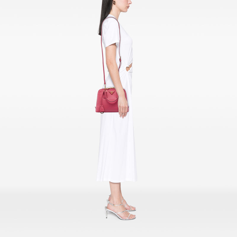 Small Saffiano Lux Promenade Satchel - Image 6