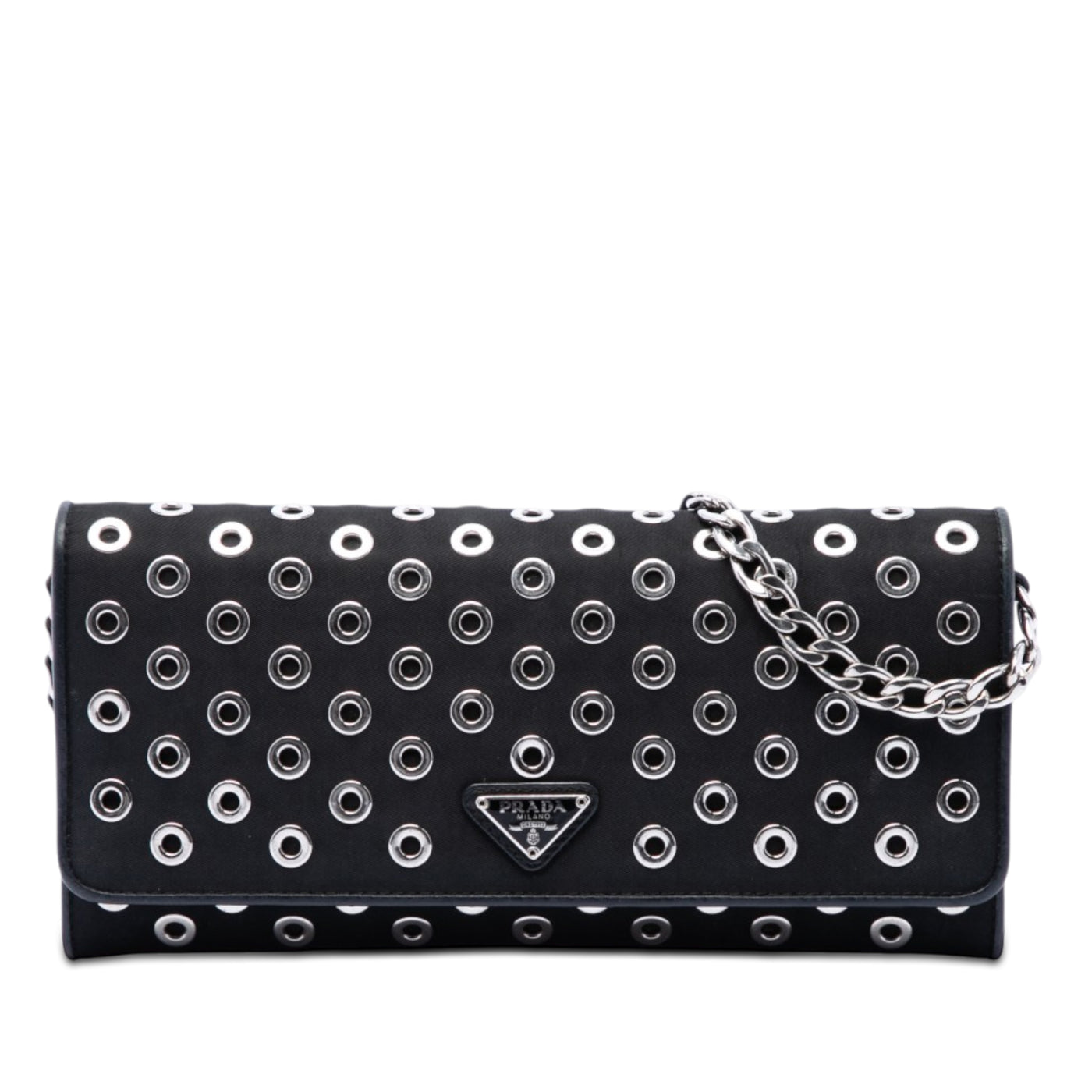 Tessuto Grommet Wallet On Chain - Image 1