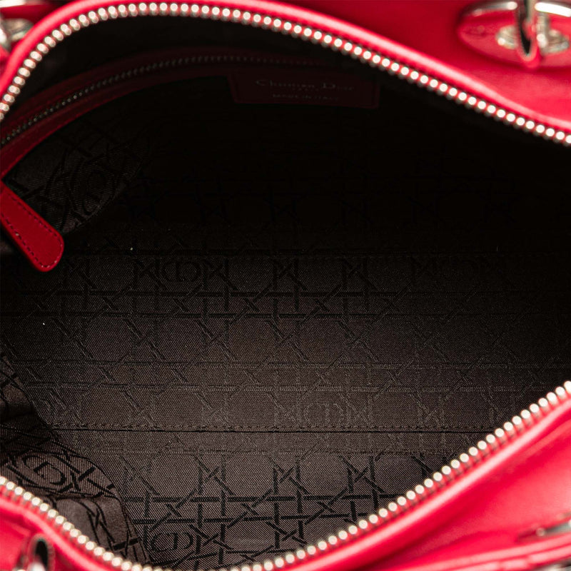 Large Lambskin Cannage Lady Dior - Image 4