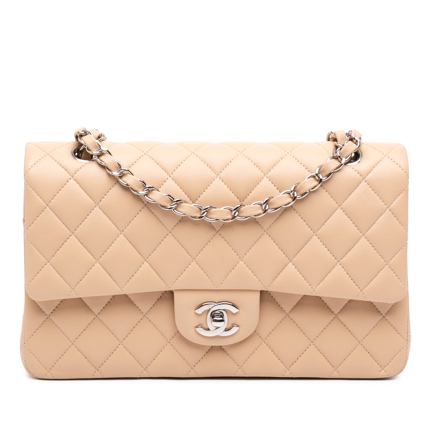 Medium Classic Lambskin Double Flap - Image 1
