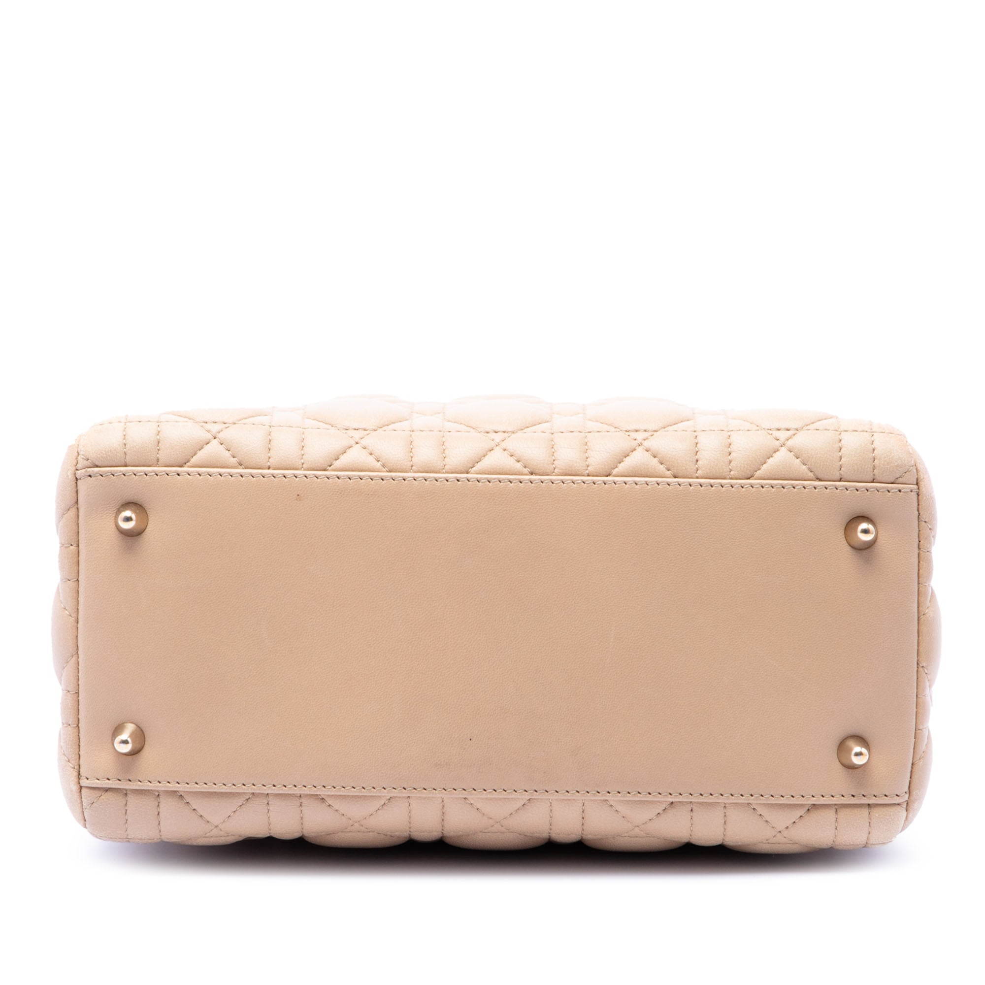 Medium Lambskin Cannage Lady Dior - Image 3