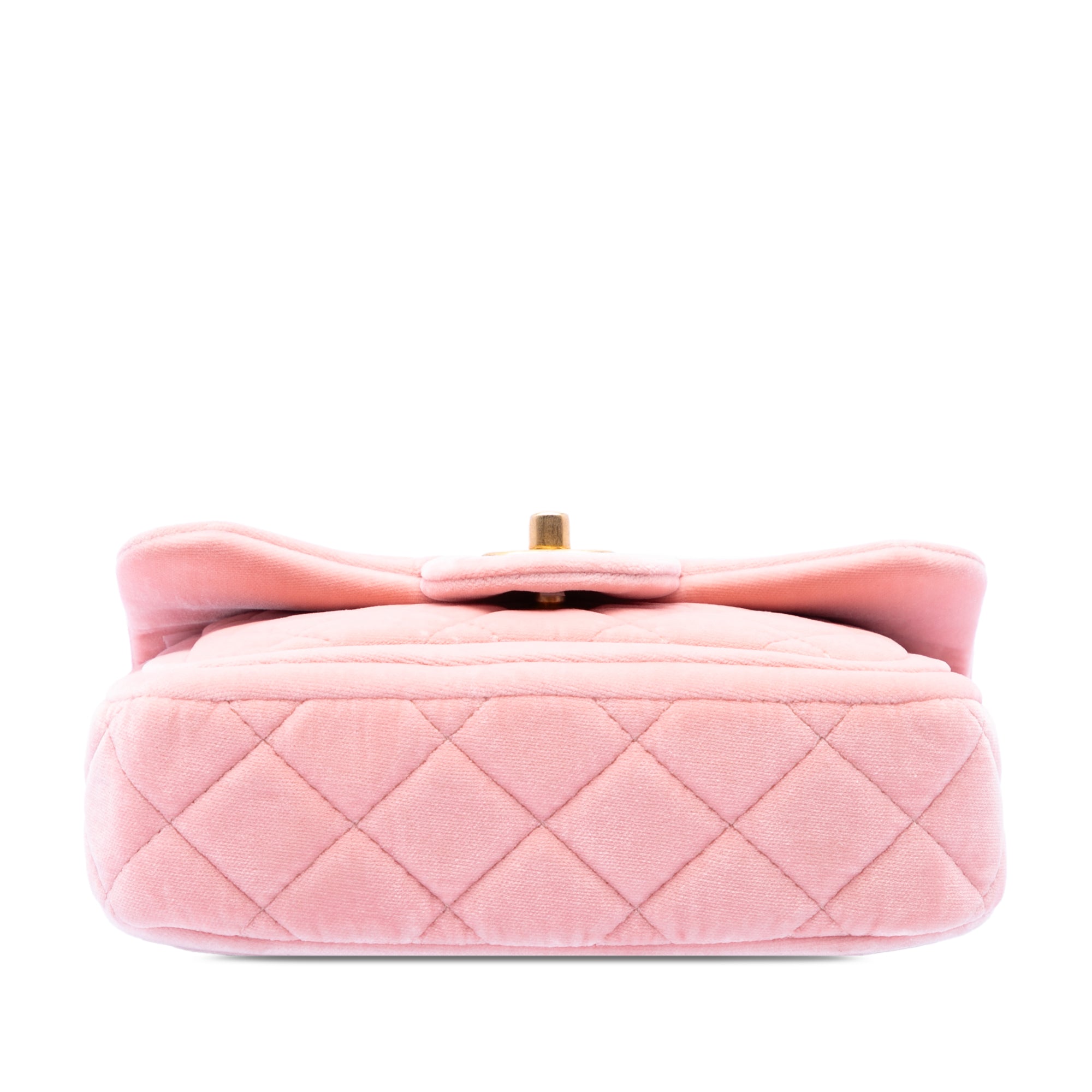 Mini Quilted Velvet Double Frame Flap - Image 3