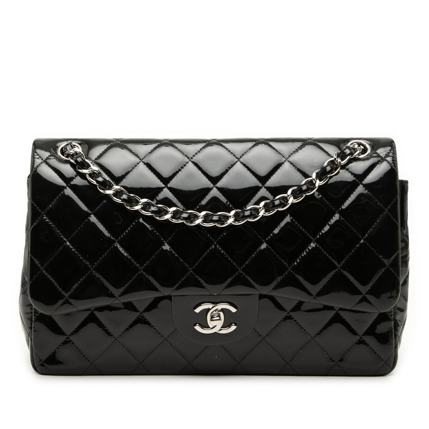 Jumbo Classic Patent Double Flap - Image 1