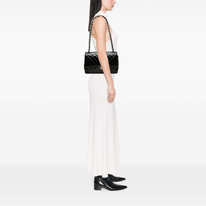 Jumbo Classic Patent Double Flap - Image 7