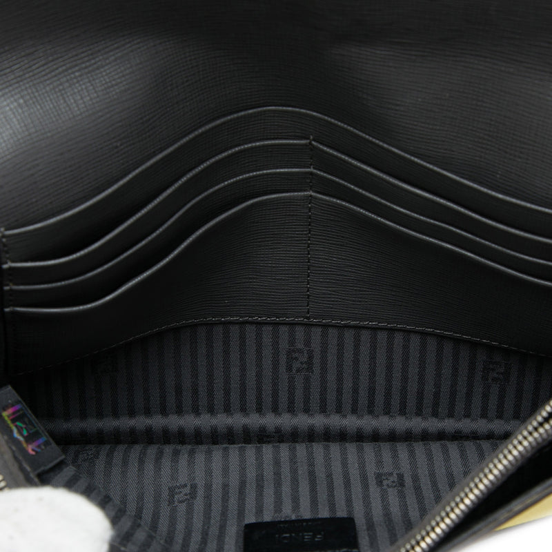 Bicolor Leather 2Jours Envelope Clutch - Image 4